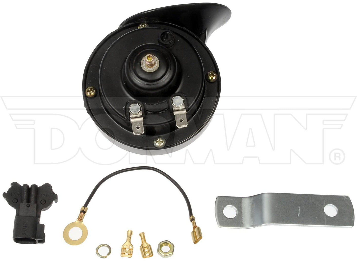 Dorman - HELP Accessory Horn Low-Tone Blaster Horn Kit with Universal Mounting 49325