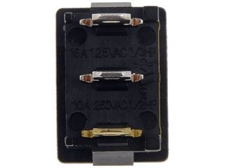 Dorman Conduct-Tite Mini Rectangular Rocker Switch with Red Glow for Automotive Accessories 85915