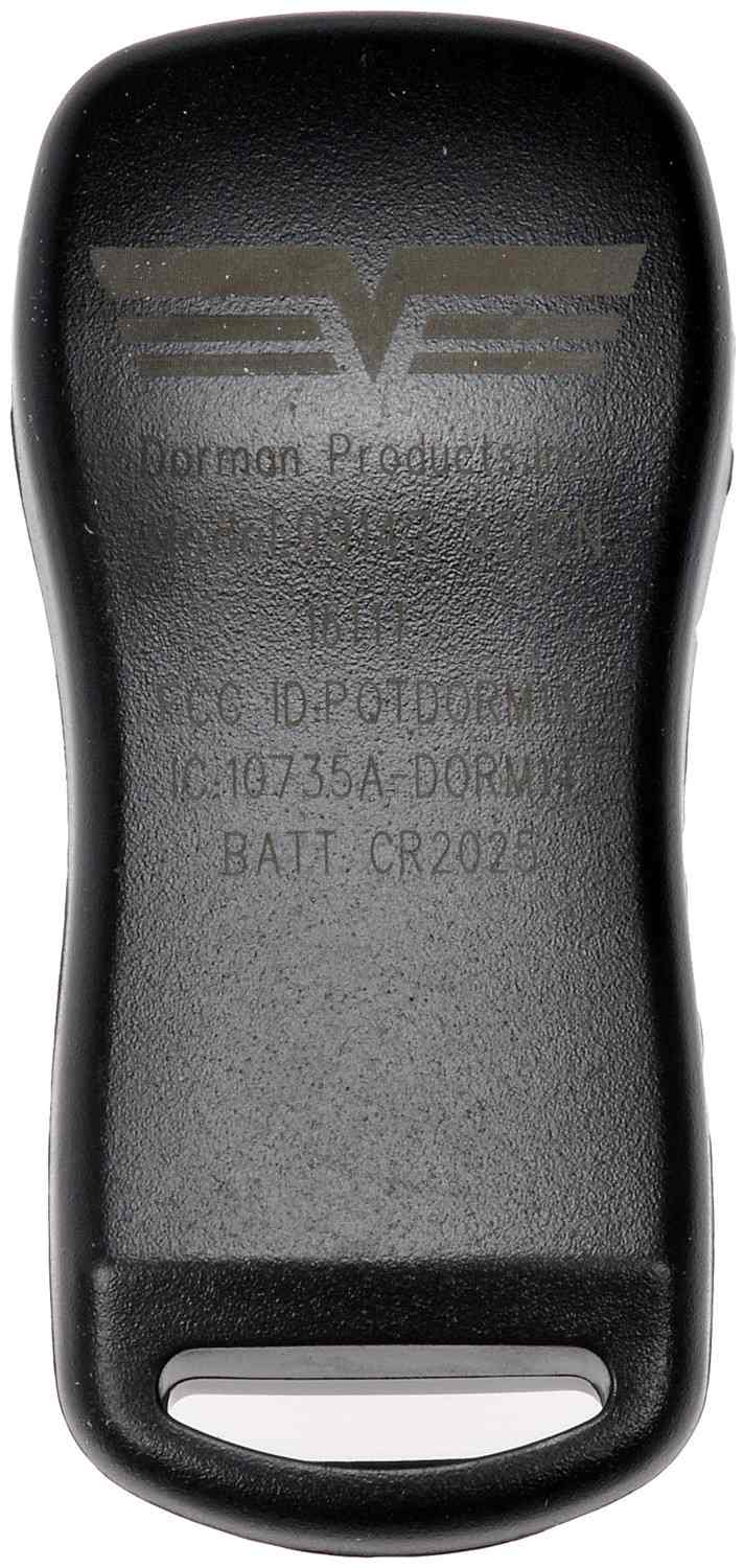 Dorman - HELP Keyless Entry Transmitter 4-Button Remote for 2007-02 Infiniti, 2009-03 Nissan