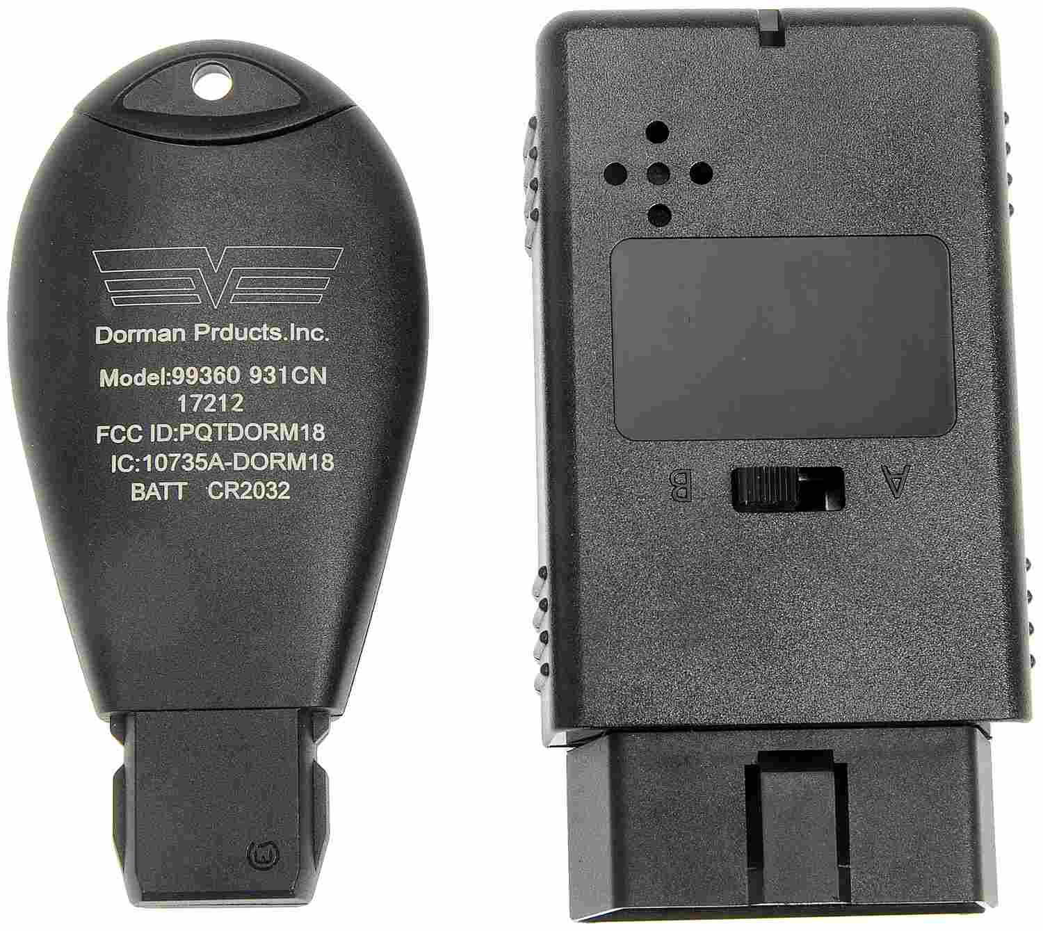 Dorman - HELP KEYLESS ENTRY REMOTE 99360