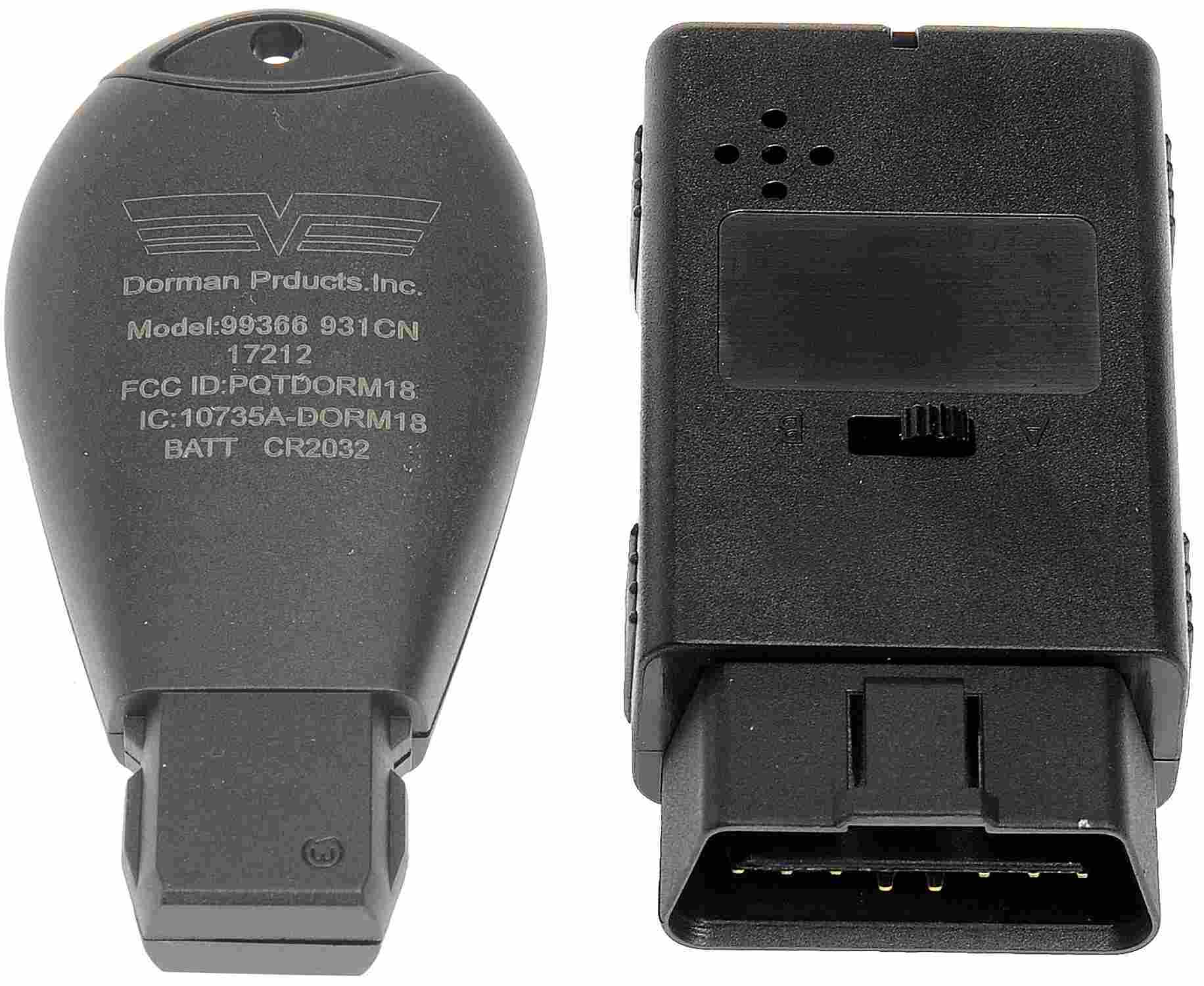 Dorman - HELP KEYLESS ENTRY REMOTE 99366