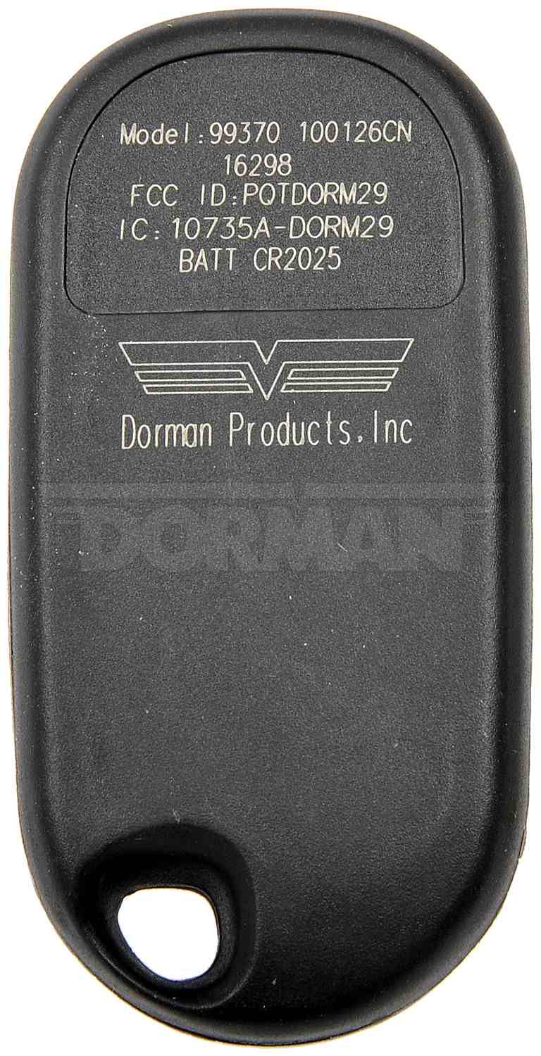 Dorman - HELP KEYLESS ENTRY REMOTE 99370
