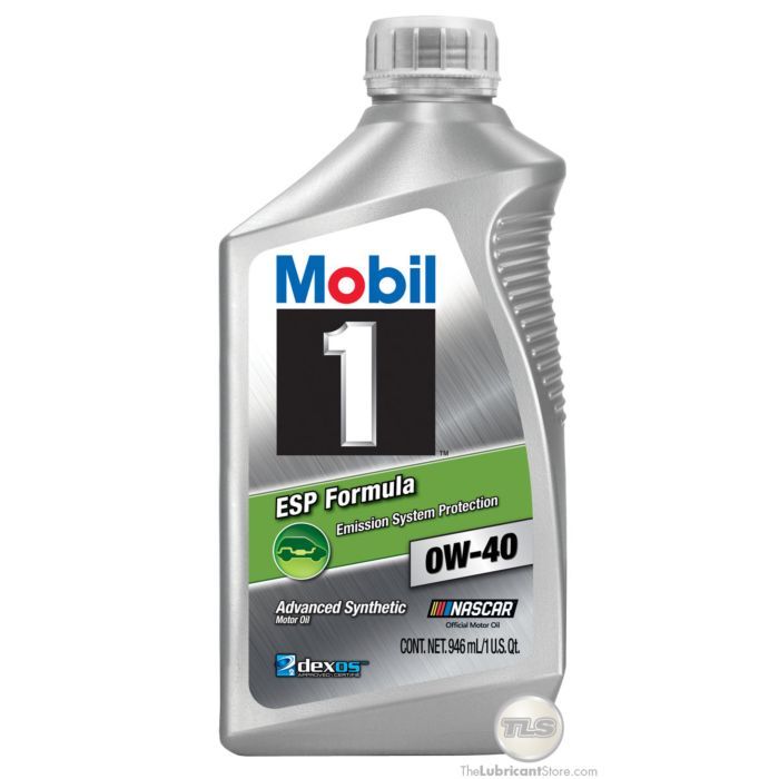 Mobil 1 0w40 ESP Oil 1 Quart  Oils, Fluids and Additives Motor Oil main image