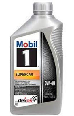 Mobil 1 0W40 Supercar Oil 1 Qt Oils, Fluids and Additives Motor Oil main image