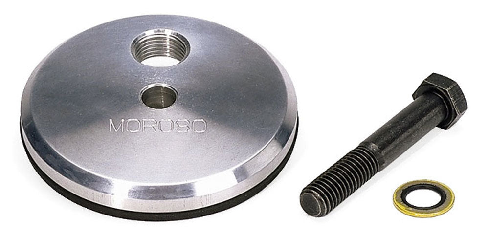 Moroso Oil Fltr Block-Off Plate Discontinued 01/06/12 VD main image