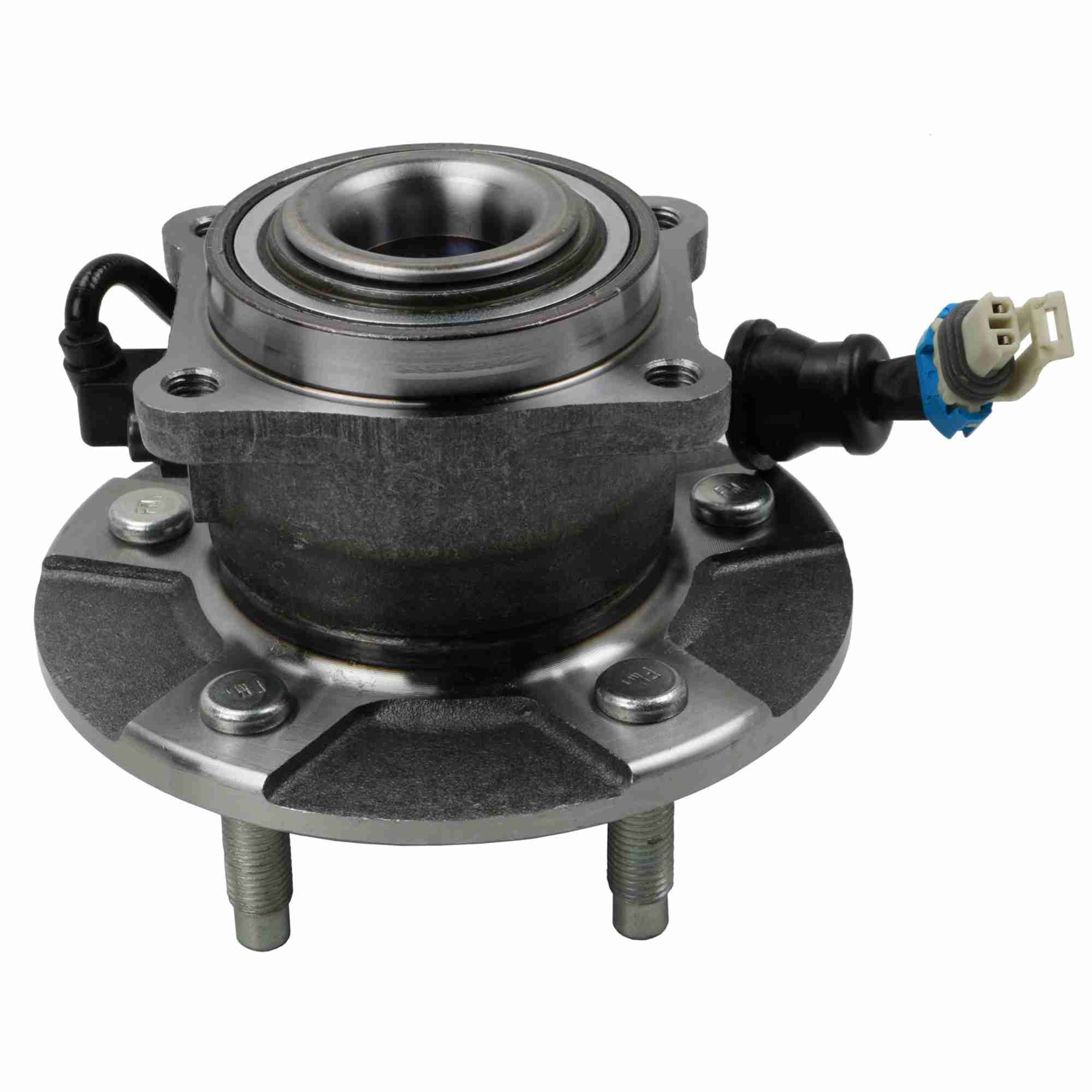 Moog Hub Assembly:Wheel Hub and Bearing Assembly,Rear,Pontiac,Saturn