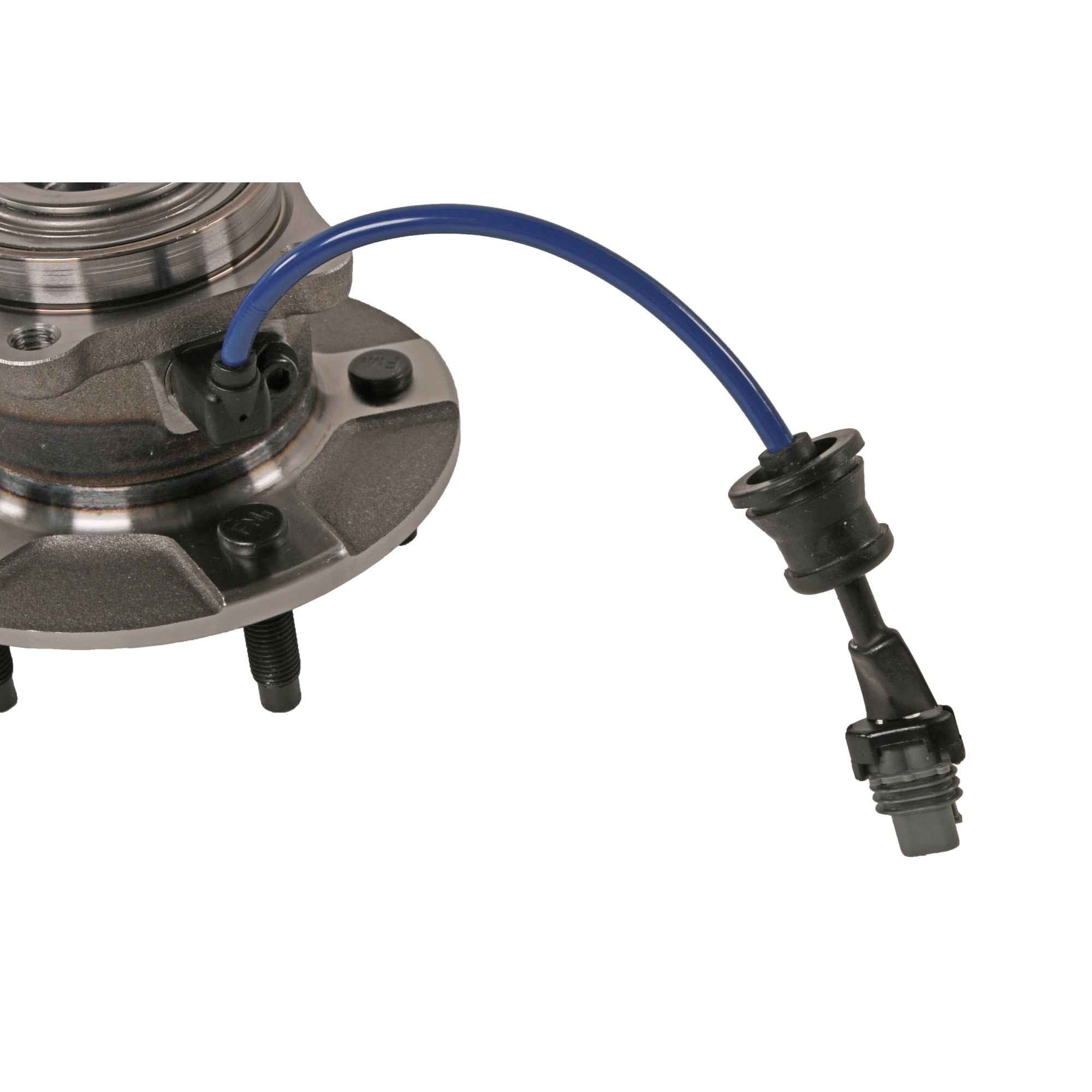 Moog Hub Assembly:Wheel Hub and Bearing Assembly,Rear,Pontiac,Saturn