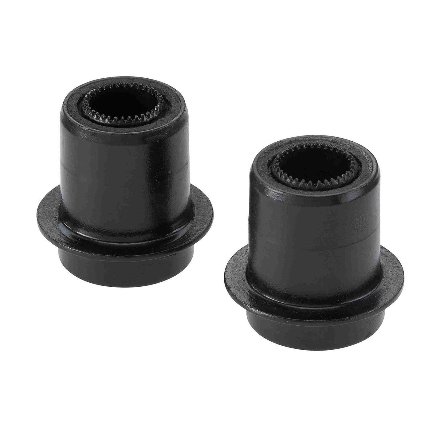 Moog Control Arm Bushings Kit:Front, Upper, Rubber, Black
