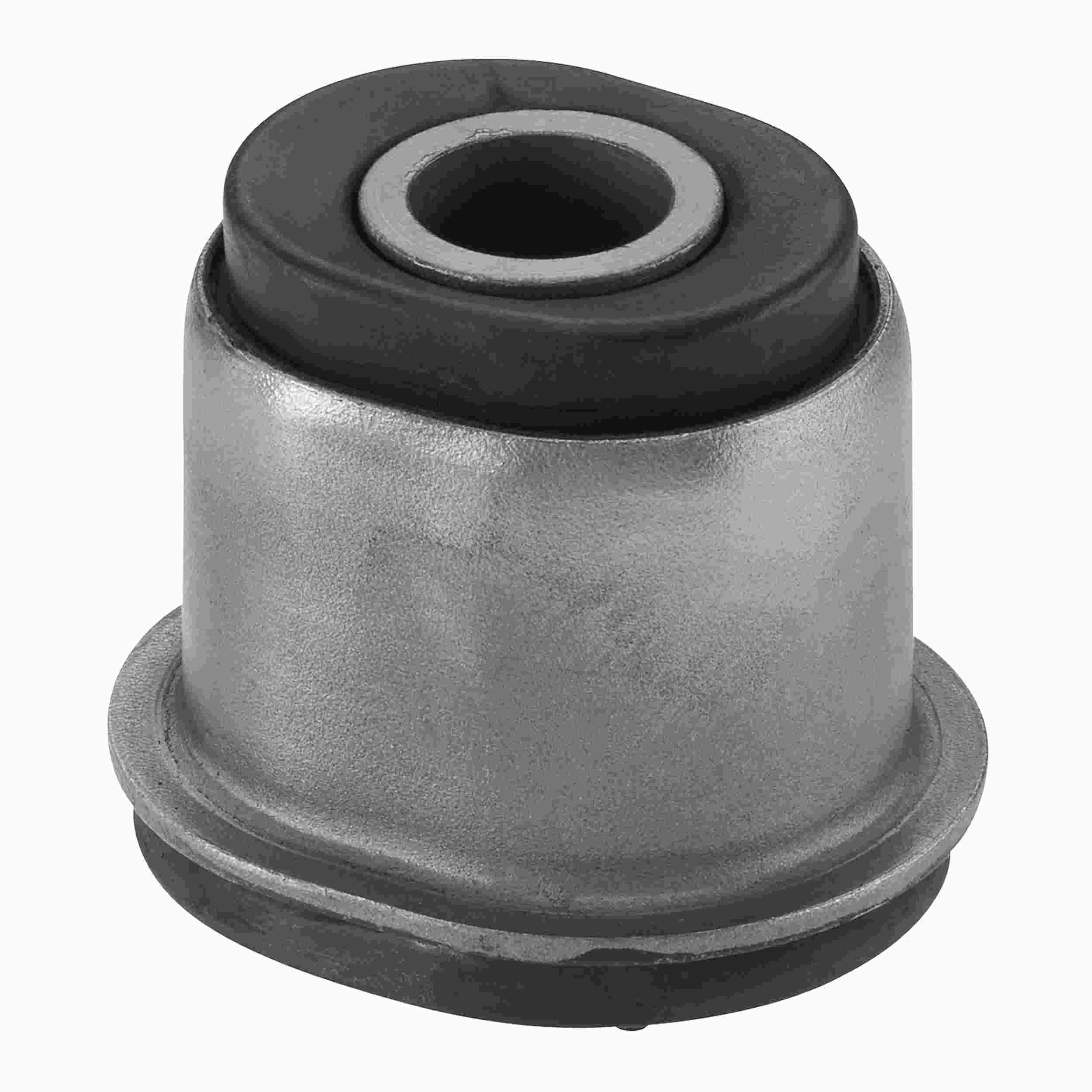 Moog Axle Pivot Bushing:Front,Rubber,Black,Ford