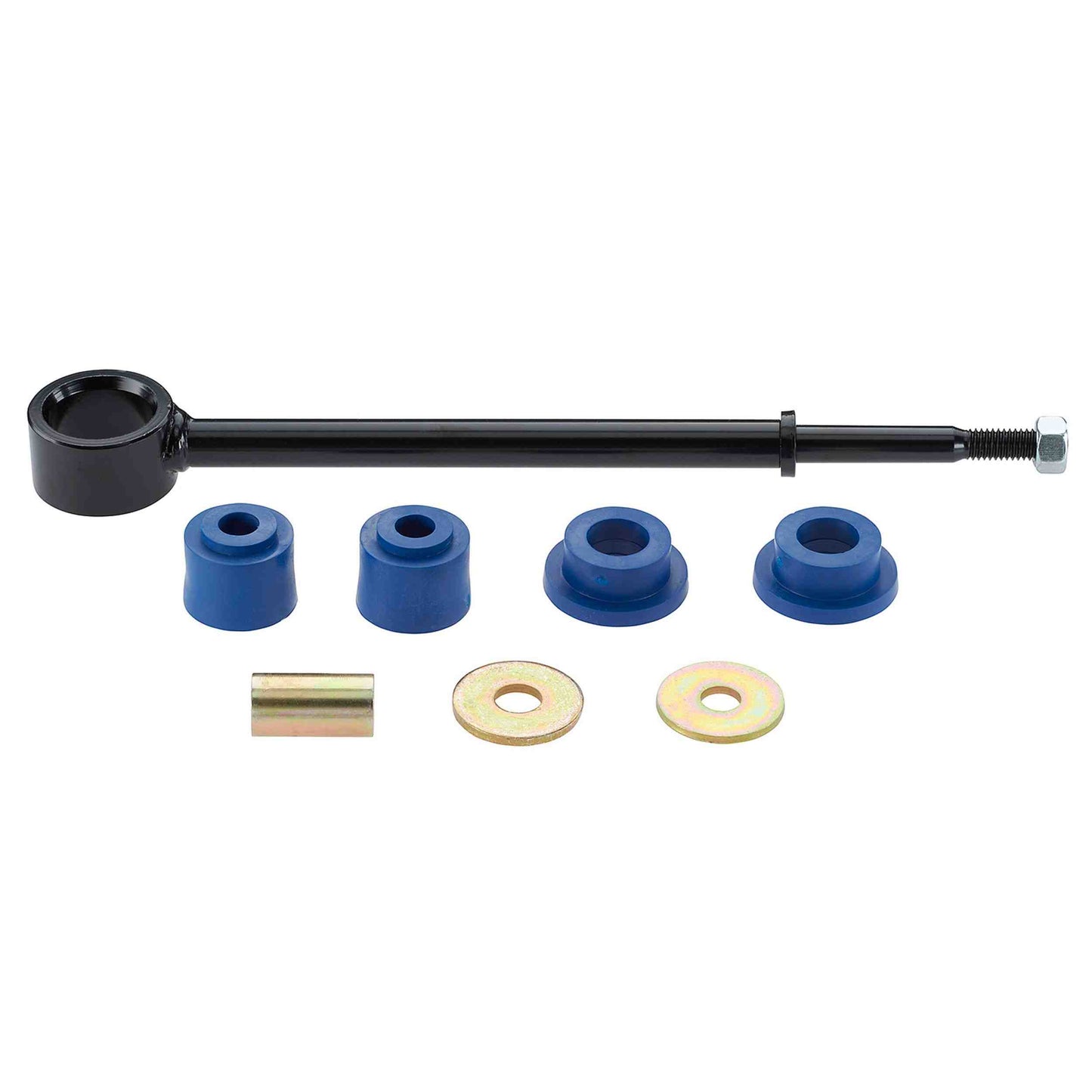 Moog Sway Bar End Link:Thermoplastic Bushings,Front and Rear,Ford
