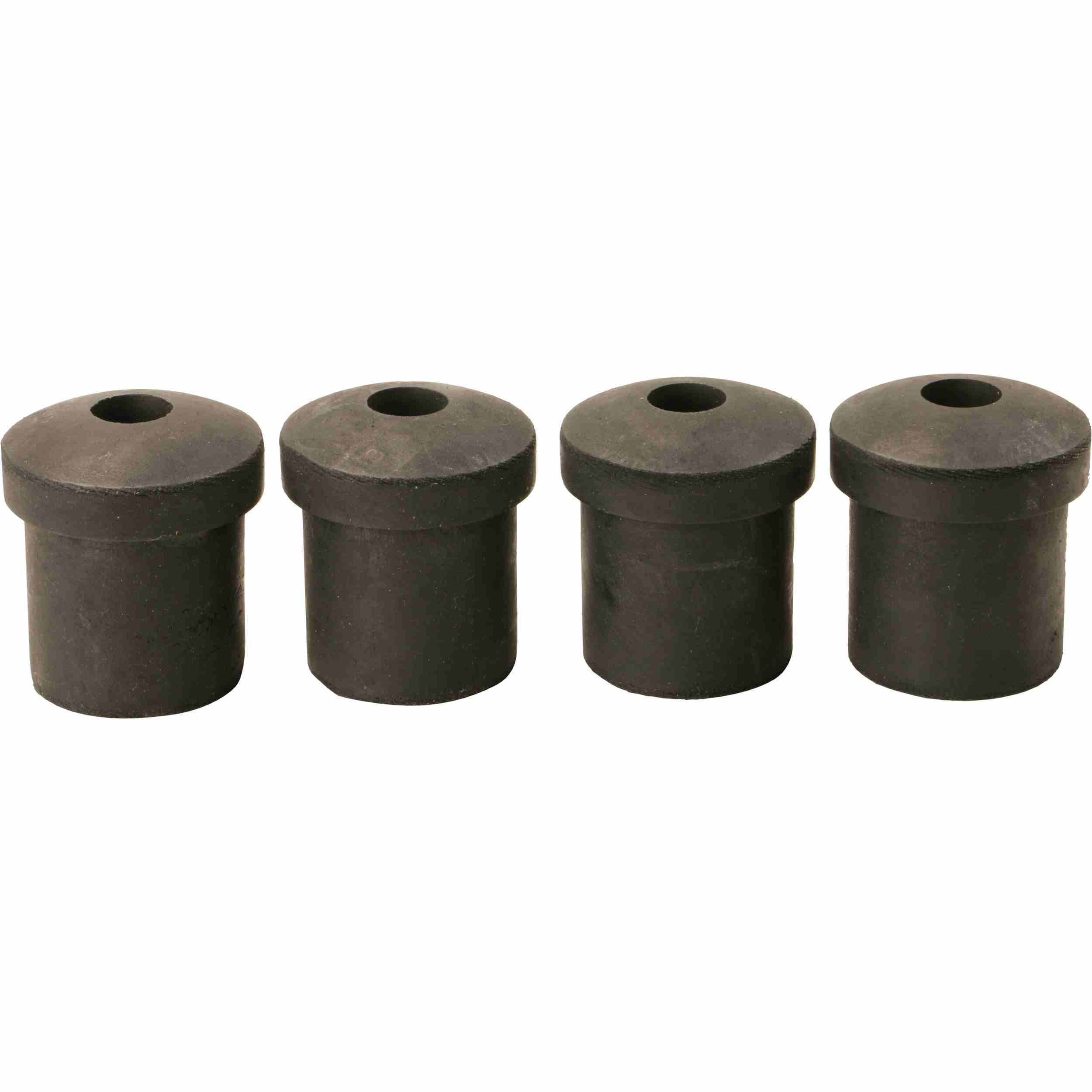 Moog Leaf Spring Bushing:Black Rubber, Ford, Mercury, Kit