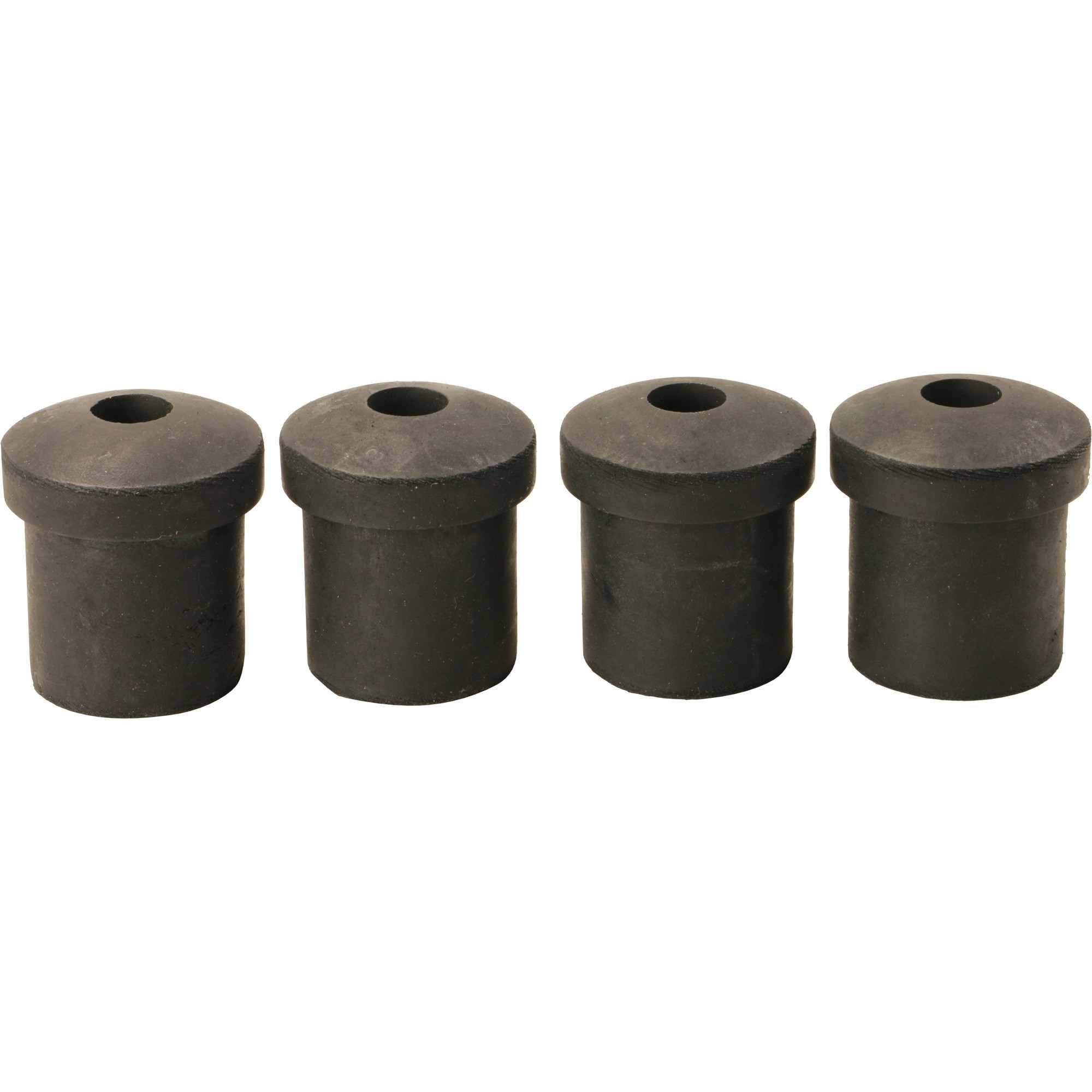 Moog Leaf Spring Bushing:Black Rubber, Ford, Mercury, Kit