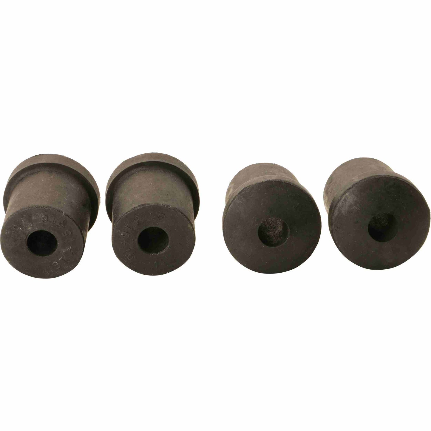 Moog Leaf Spring Bushing:Black Rubber, Ford, Mercury, Kit