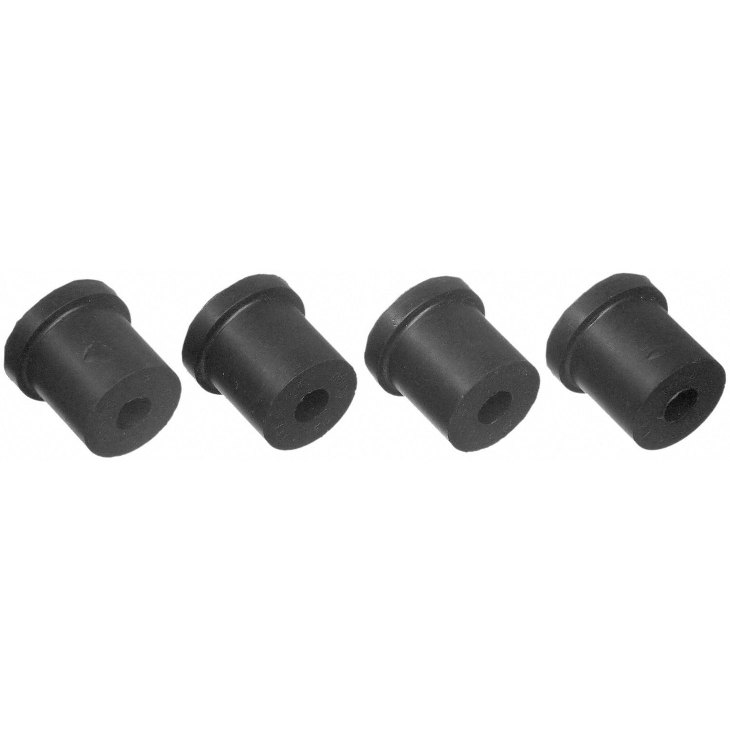 Moog Leaf Spring Bushing:Black Rubber, Ford, Mercury, Kit