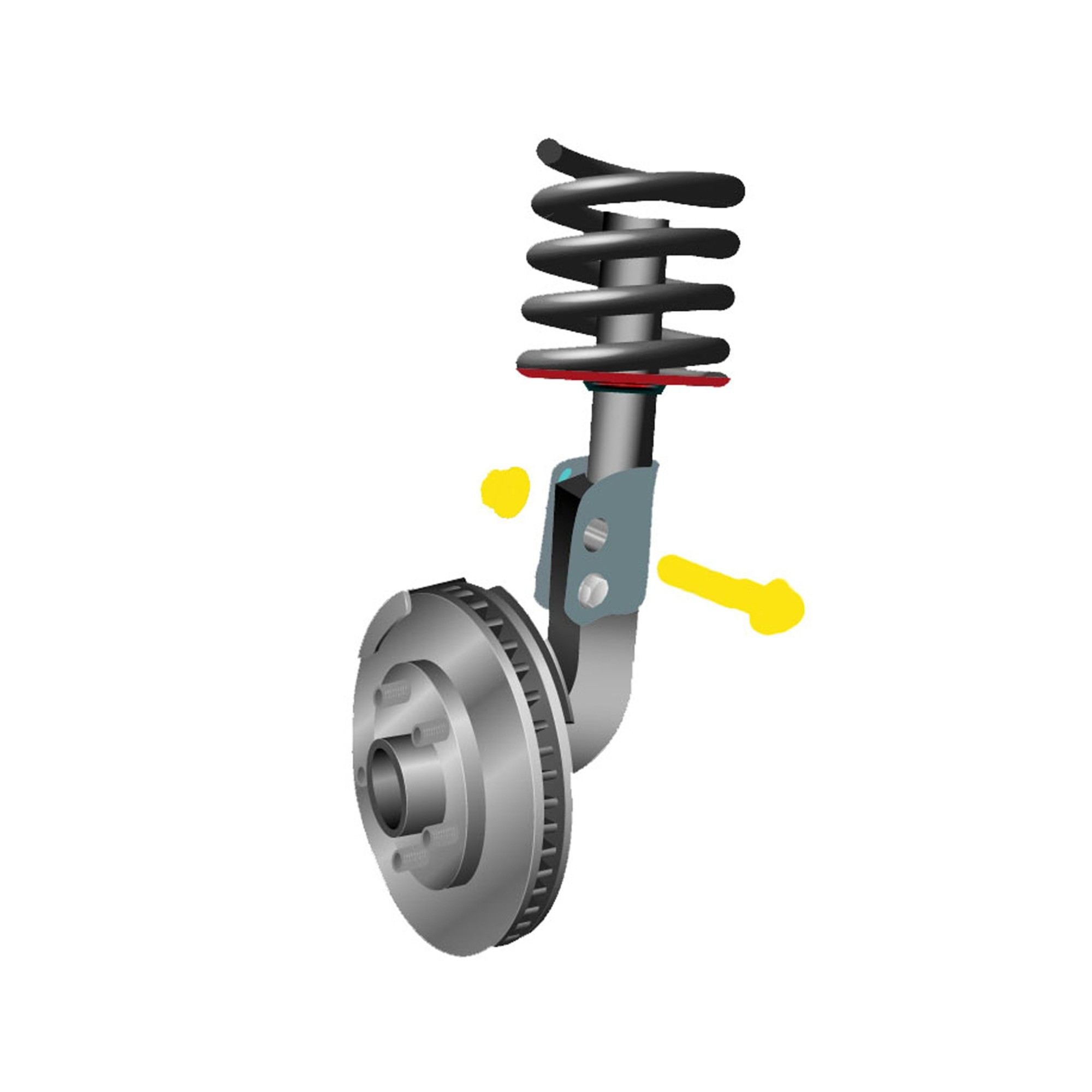 Moog Camber Adjusting Kit:Cam Bolt, Alignment,Dodge, Ford, Hyundai