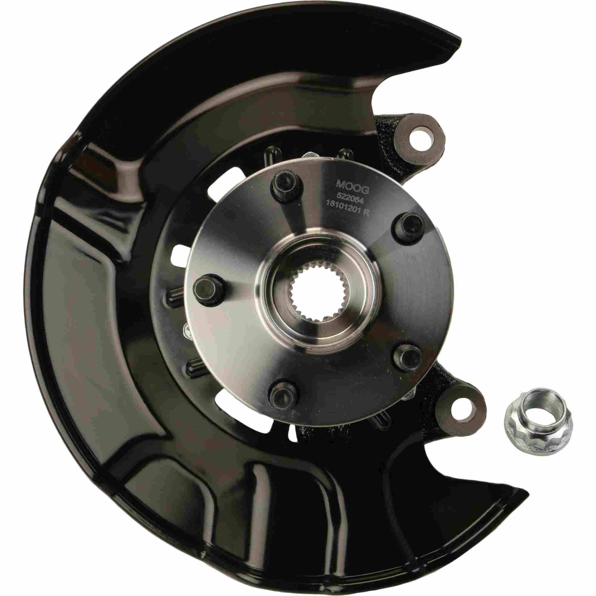 Moog 09-13 Toyota Corolla Front Right Complete Knuckle Assembly LK032