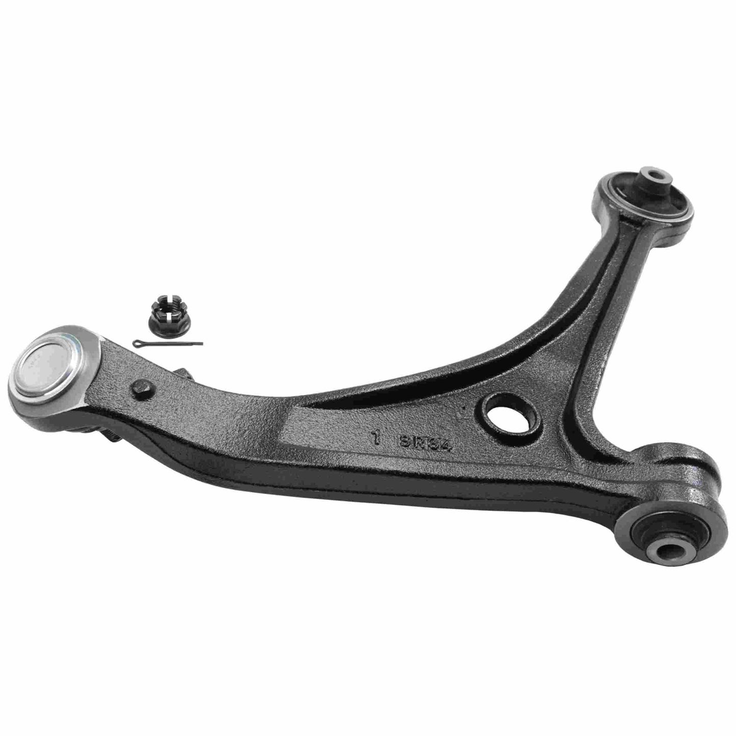 Moog Control Arm, Front Lower, Driver Side, Steel, Black, for use on Honda