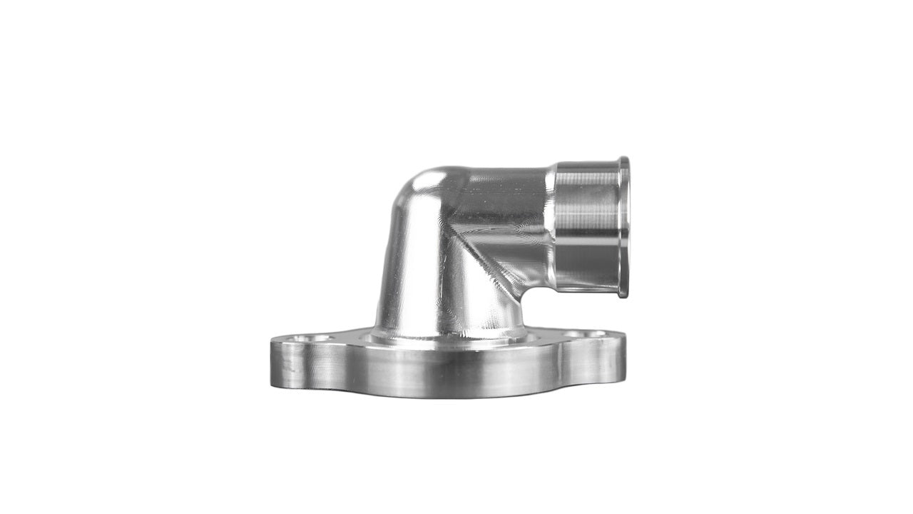 March Performance Thermostat Housing SBC 90 Degree Clearcoat Thermostats, Housings and Fillers Water Necks - Thermostat Housings main image