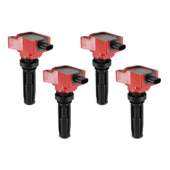 MSD Coil Red Ford Eco-Boost 2.0L 4-Cylinder4-pack Ignition Components Ignition Coils main image