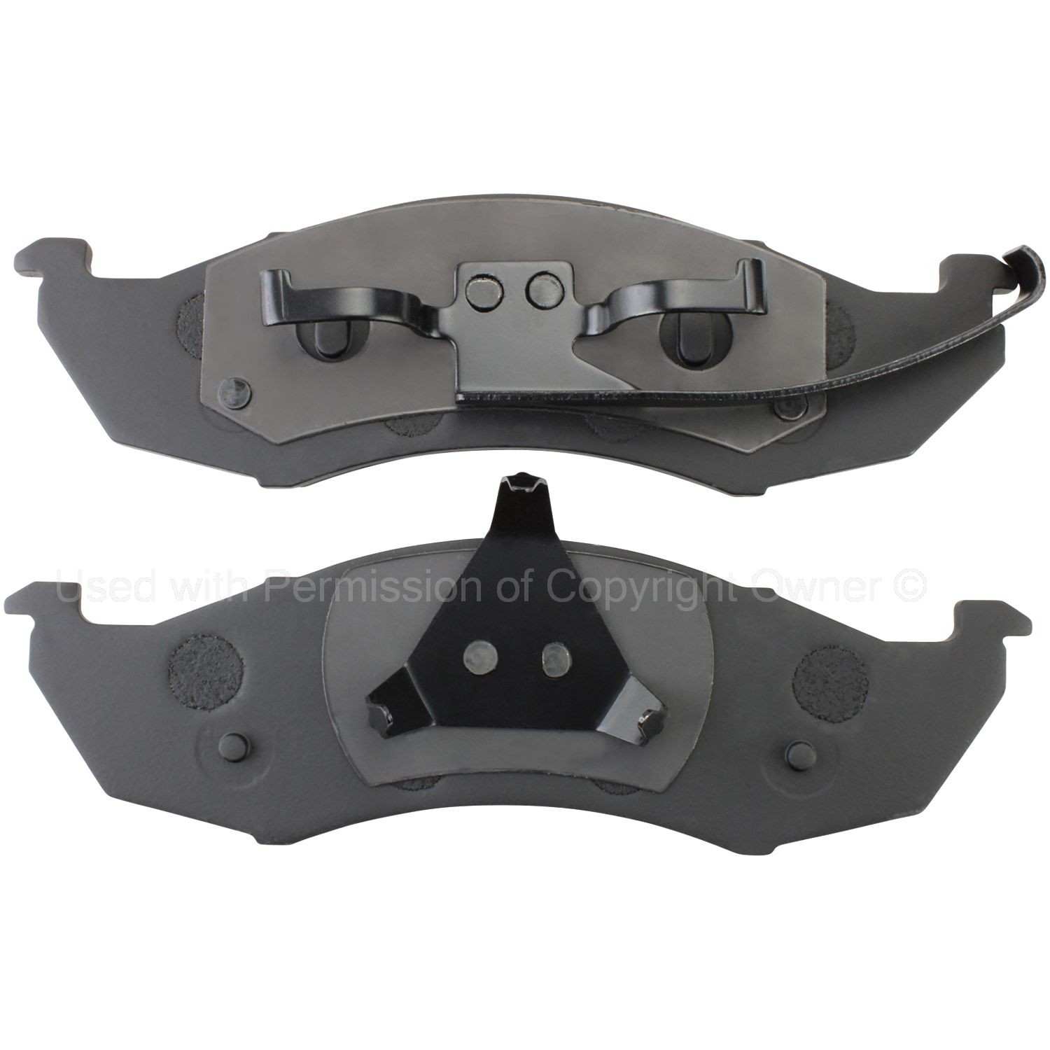 Quality-Built Quality-Built Premium Semi-Metallic Brake Pads w/ Hardware 1001-0417M