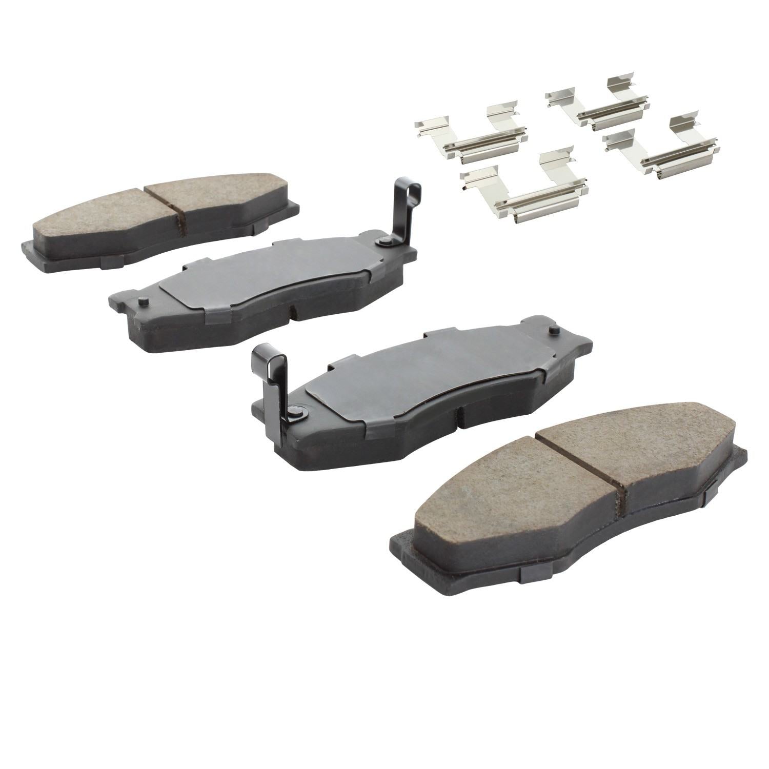 Quality-Built Black Series Semi-Metallic Brake Pads 1003-0266M
