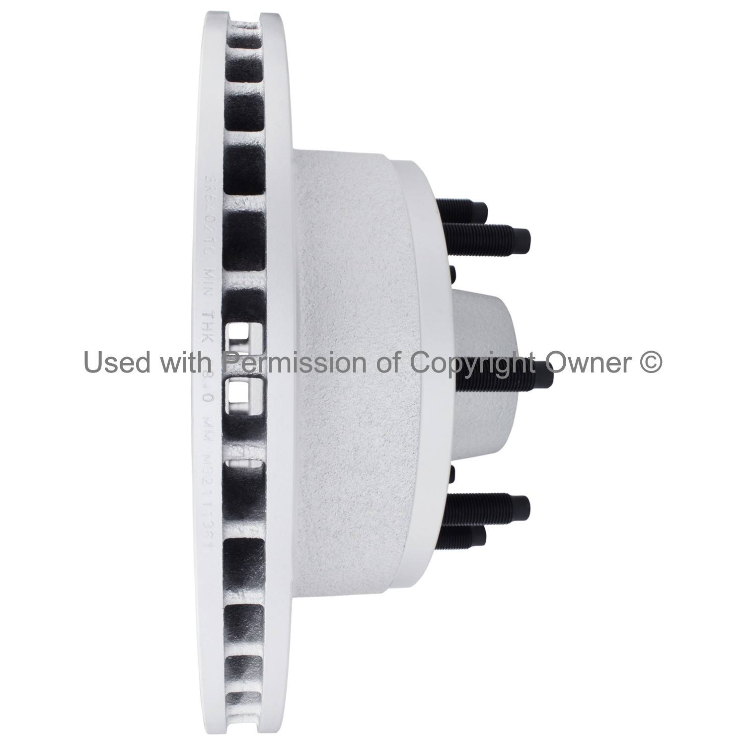 Quality-Built Black Series Brake Rotor BR54021G