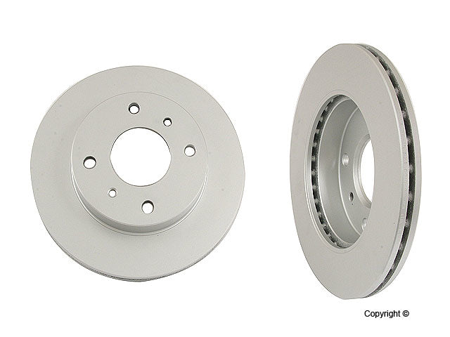 Meyle 40438087 Front Brake Disc Rotor 4-Lug Non-ABS S13 S14