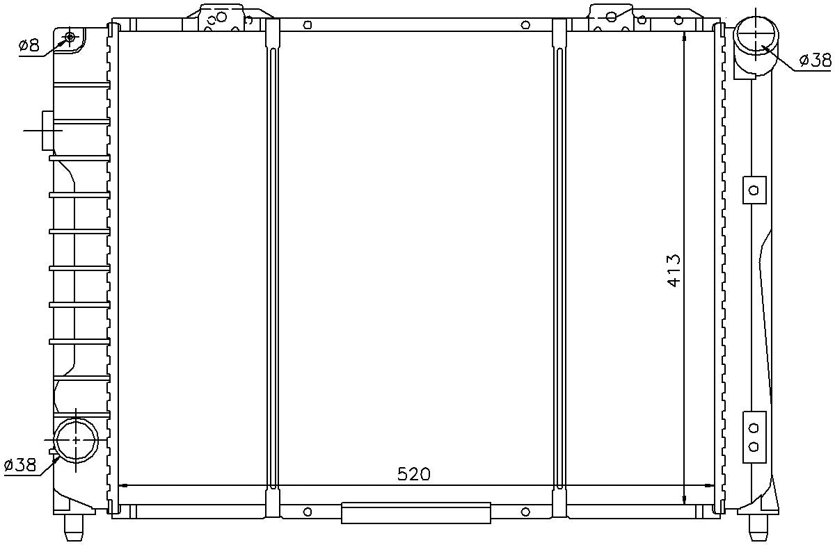 Nissens Radiator 60021