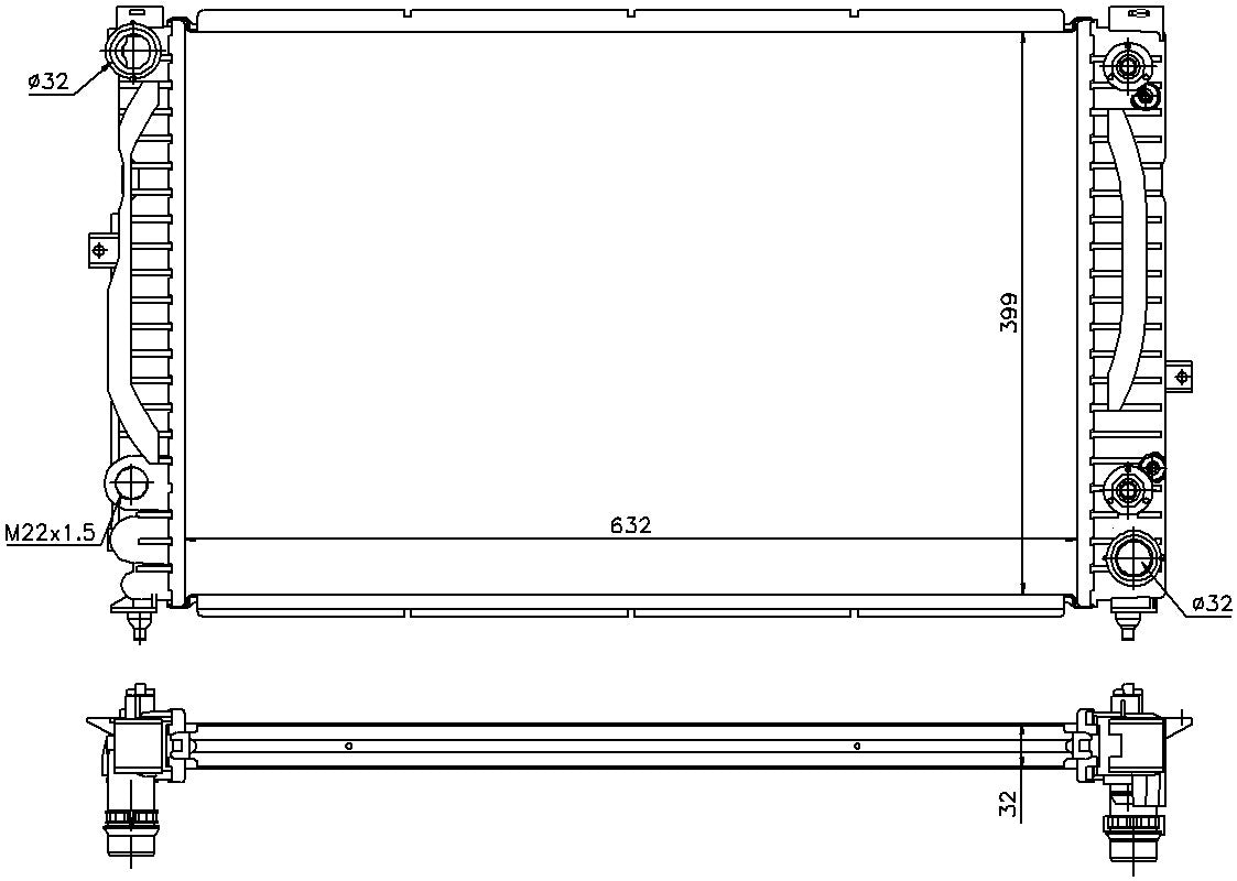 Nissens Radiator 60228A