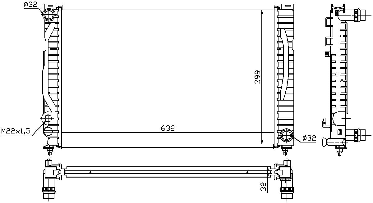 Nissens Radiator 60497