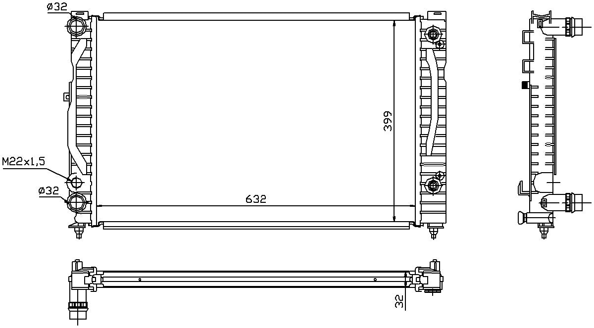 Nissens Radiator 60499