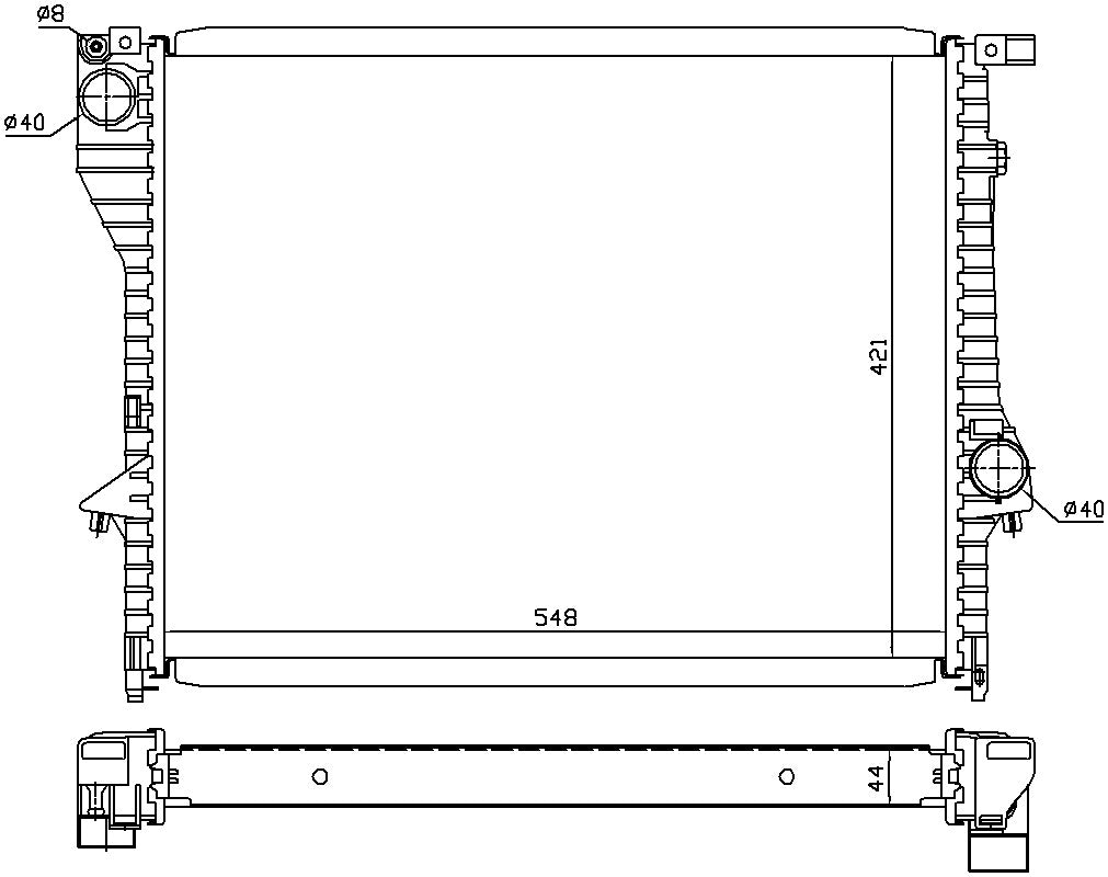 Nissens Radiator 60638
