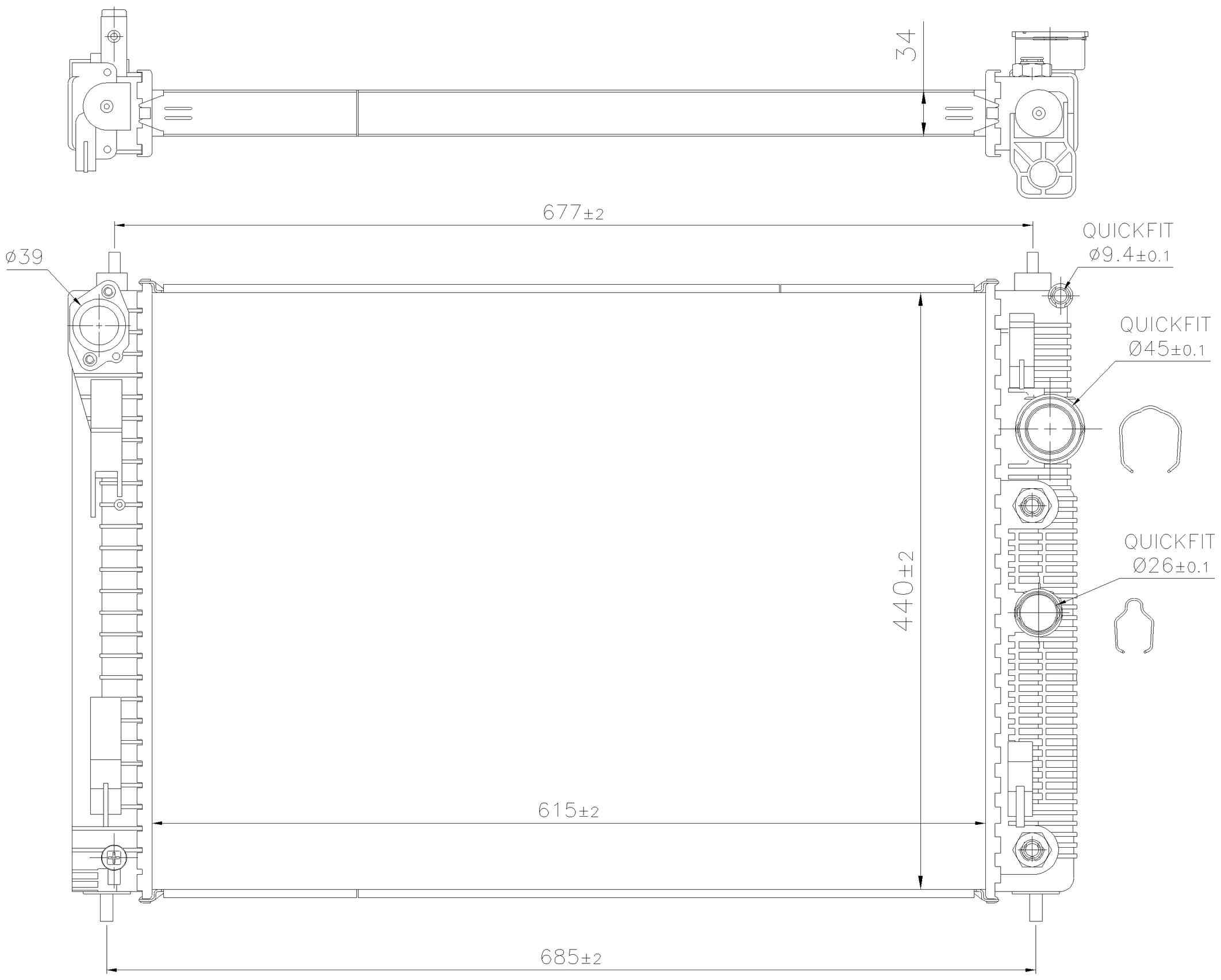 Nissens Radiator 606515