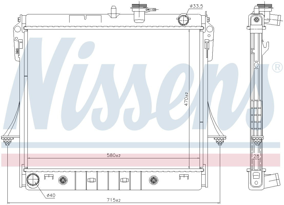 Nissens Radiator 606649