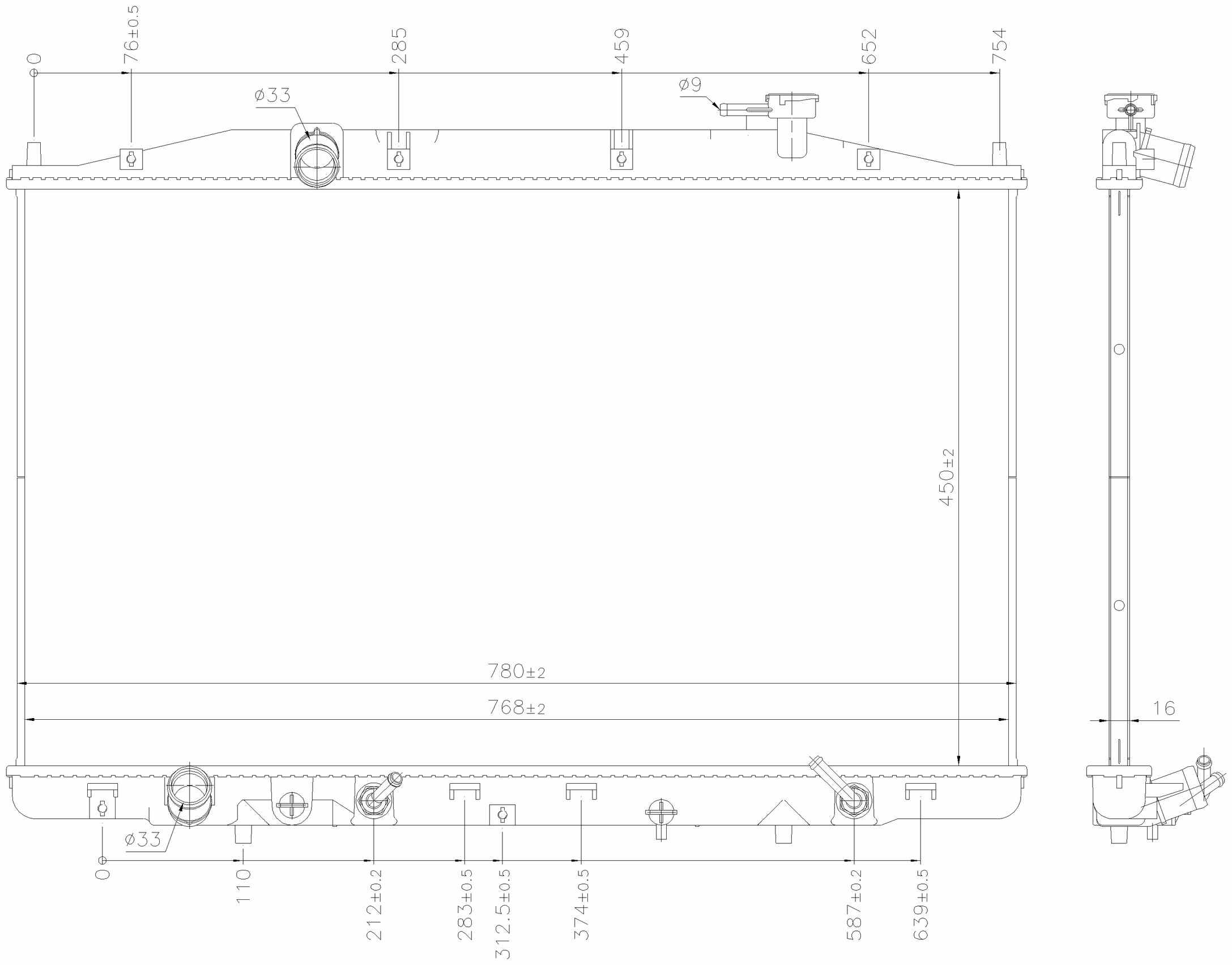 Nissens Radiator 606769