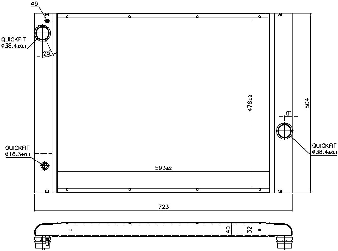 Nissens Radiator 60763