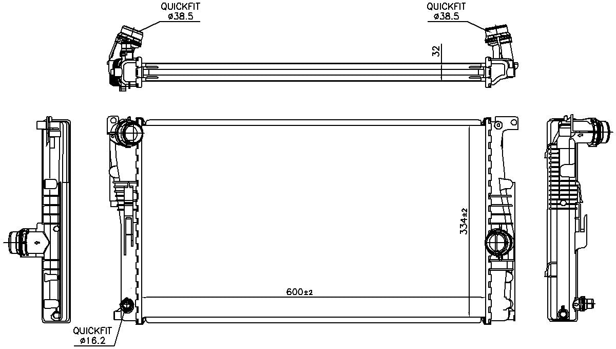 Nissens Radiator 60815