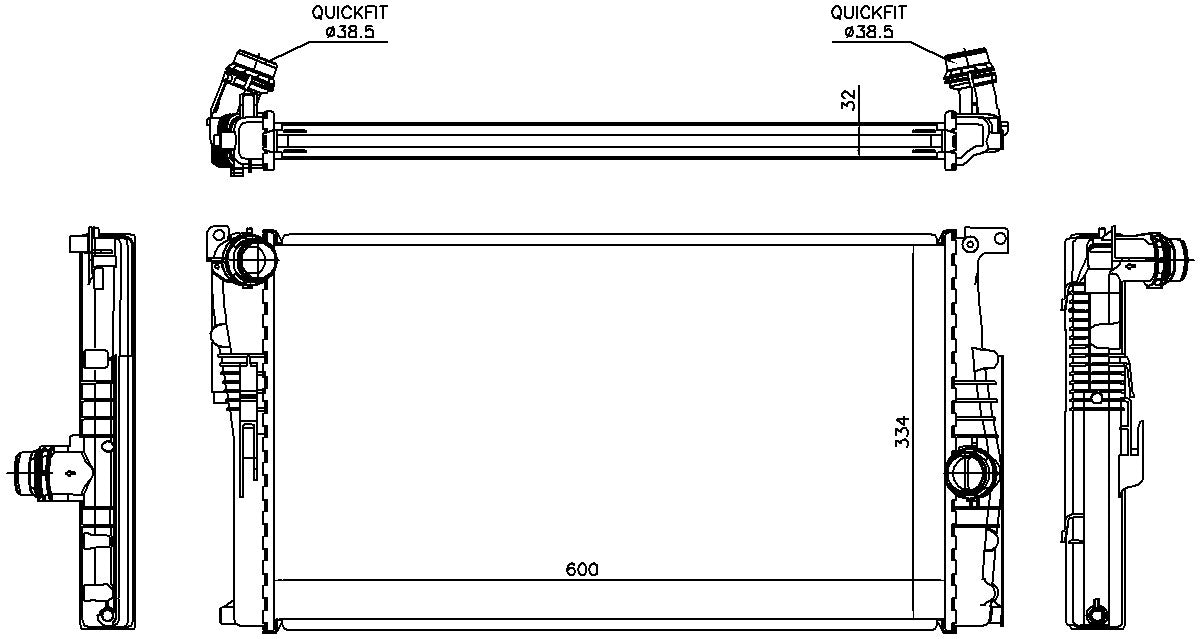 Nissens Radiator 60816