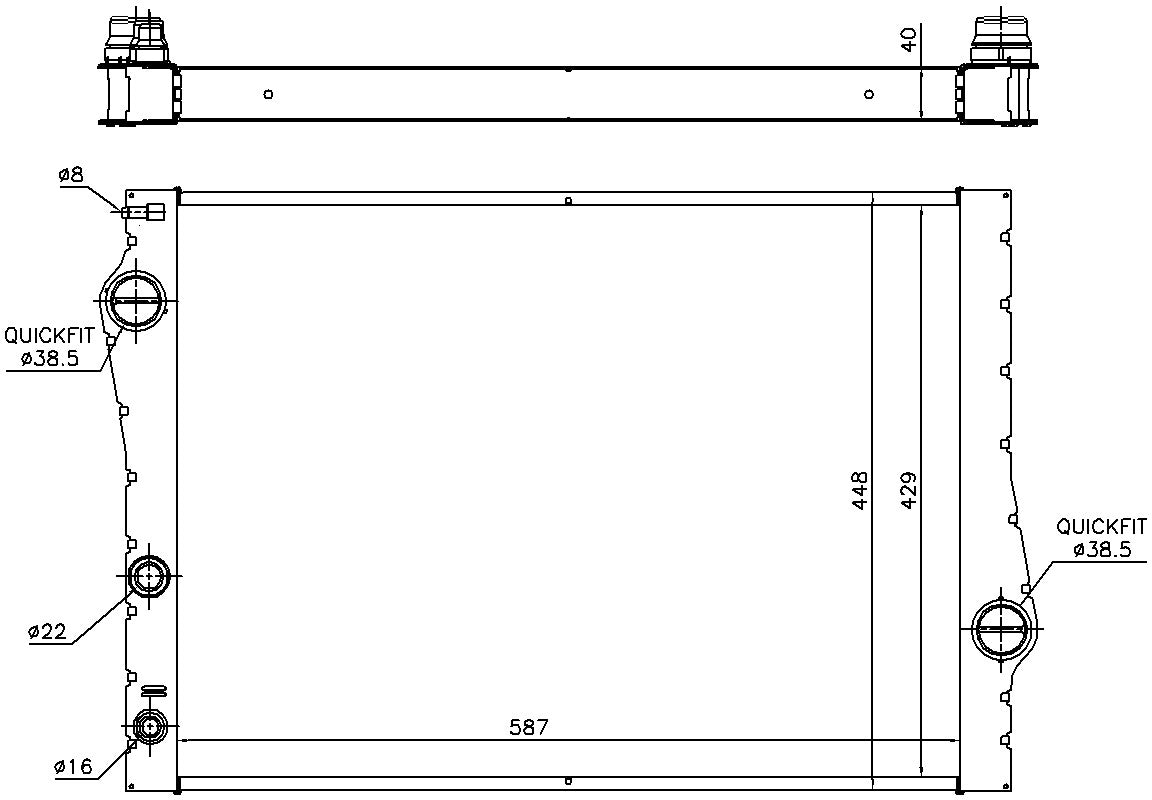 Nissens Radiator 60823