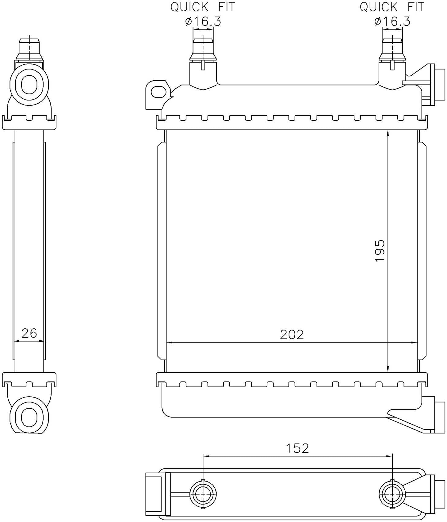 Nissens Radiator 60862