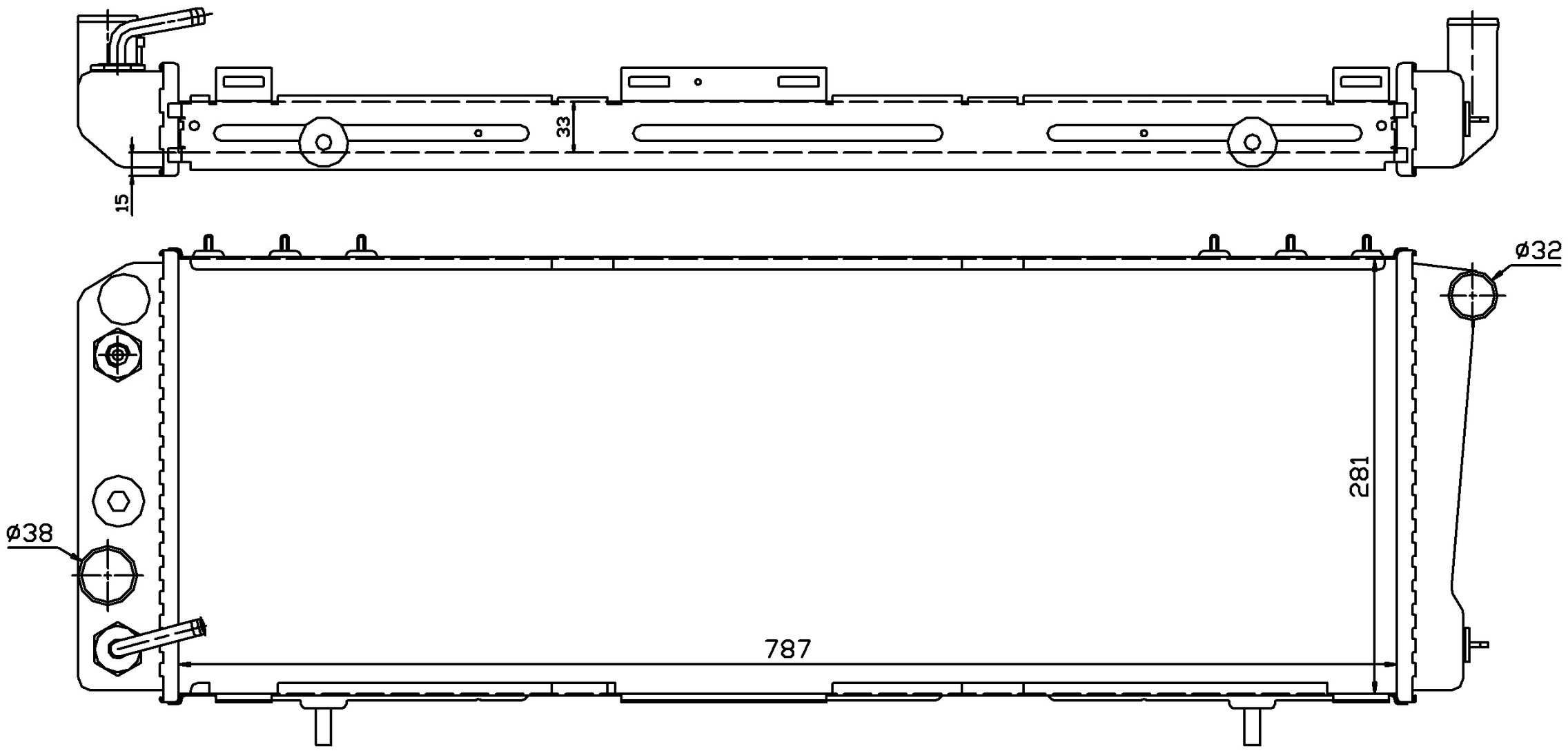 Nissens Radiator 60986