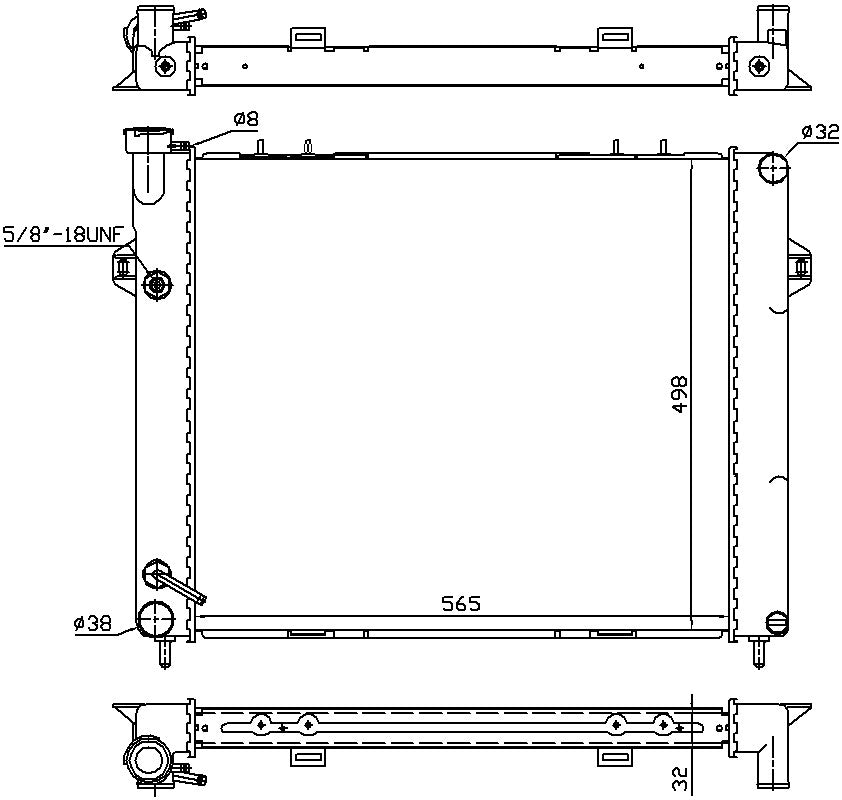 Nissens Radiator 609891