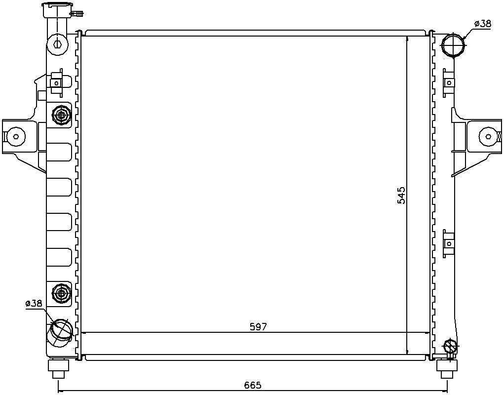 Nissens Radiator 61009