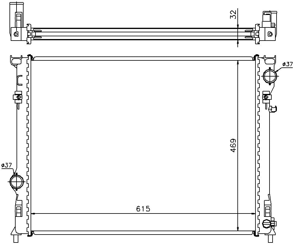 Nissens Radiator 61014A