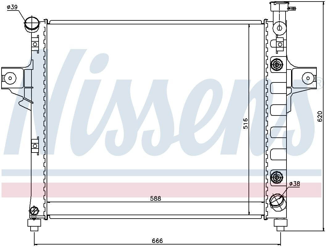 Nissens Radiator 61023
