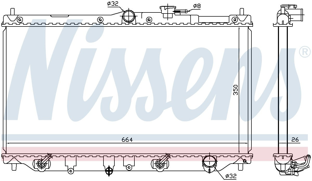 Nissens Radiator 622831
