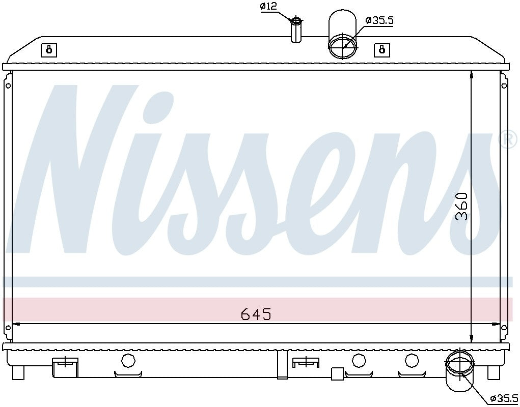 Nissens Radiator 62458