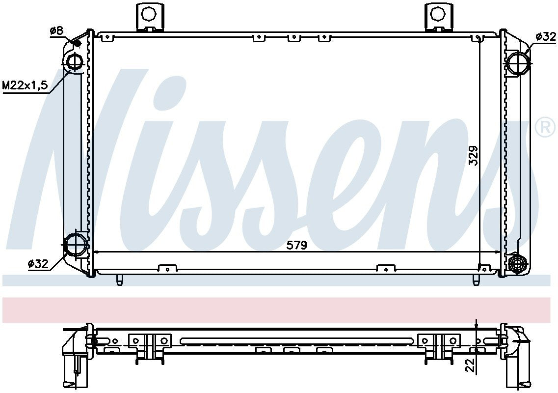 Nissens Radiator 64057A