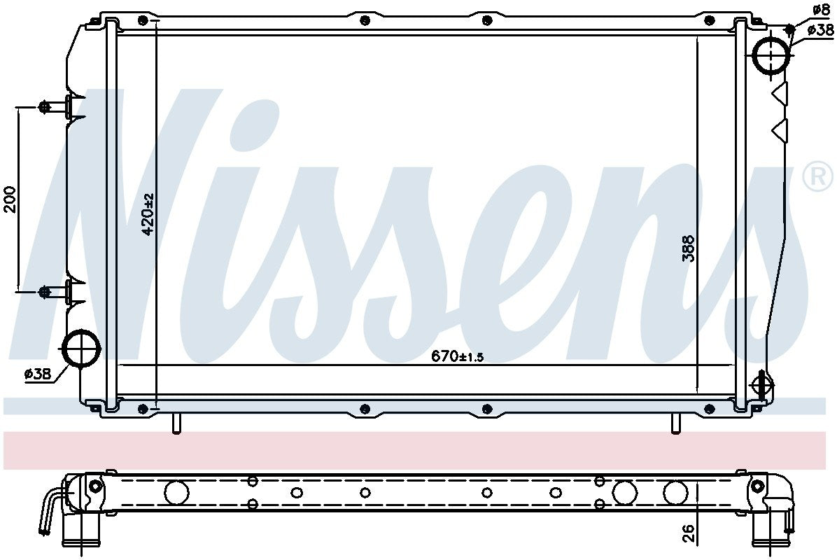 Nissens Radiator 641111