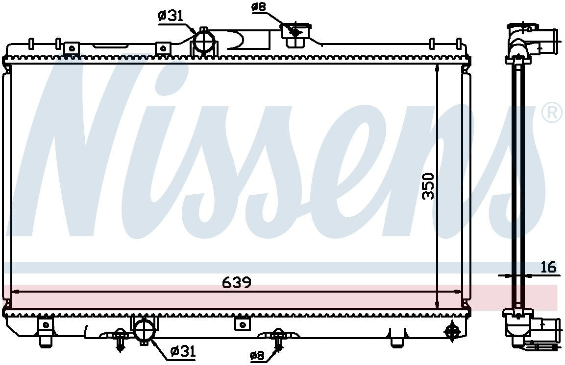 Nissens Radiator 64868A